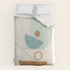 Azzurro Shapes No 54 Duvet Cover Gallery Image 6
