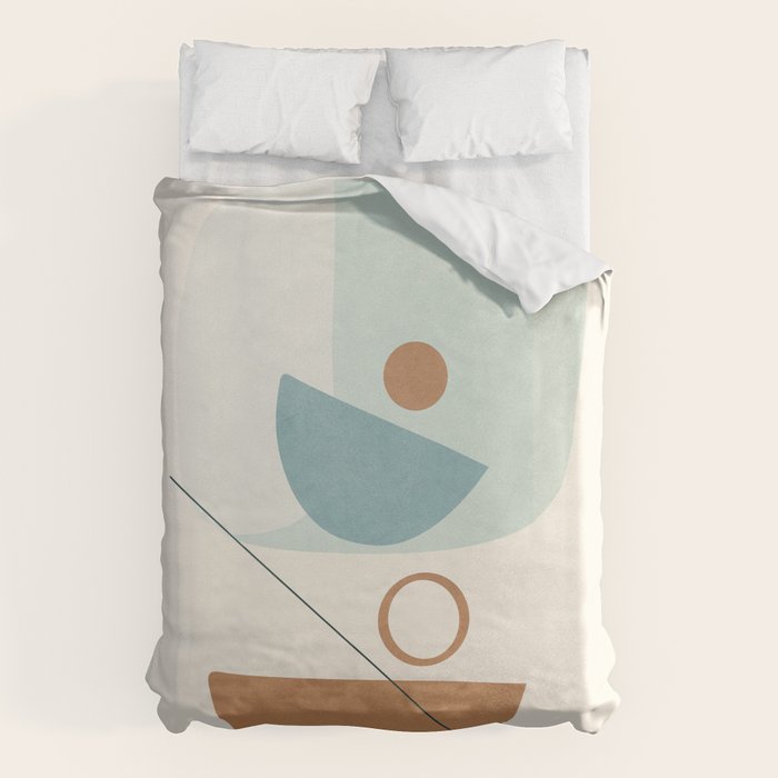Azzurro Shapes No 54 Duvet Cover Gallery Image 6
