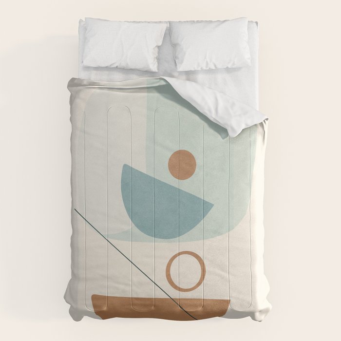 Azzurro Shapes No 54 Comforter Gallery Image 6