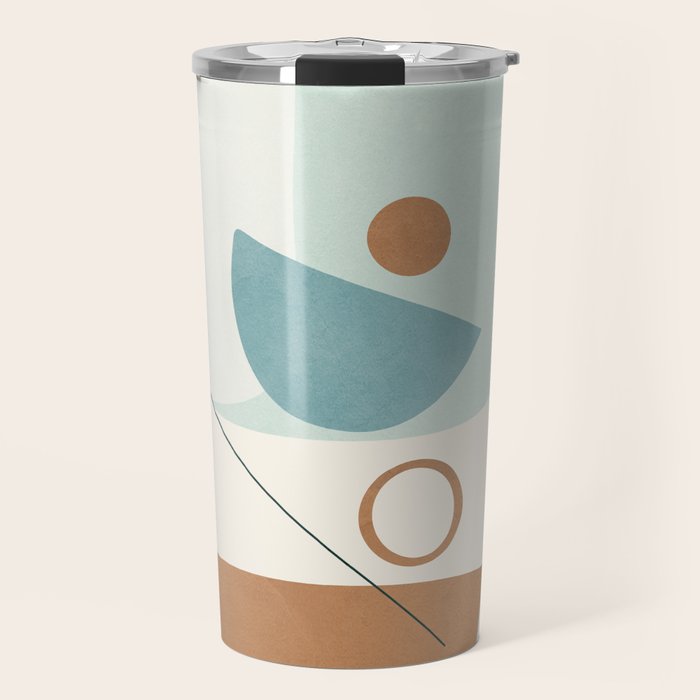 Azzurro Shapes No 54 Travel Mug Gallery Image 1