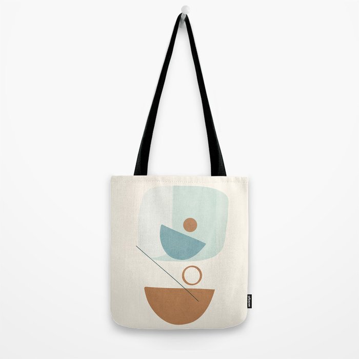 Azzurro Shapes No 54 Tote Bag Gallery Image 2