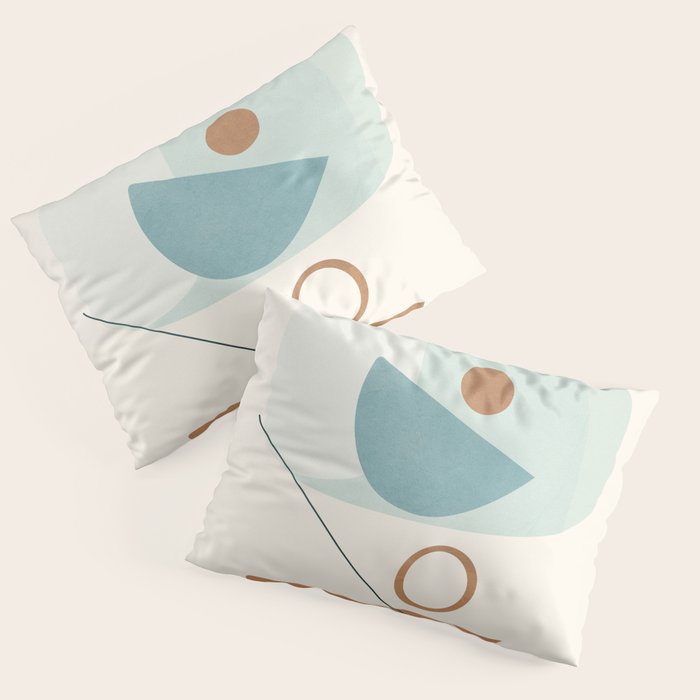 Azzurro Shapes No 54 Pillow Sham Gallery Image 3