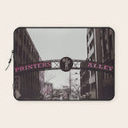 Printers Alley Nashville Tennessee Laptop Sleeve Gallery Image 1