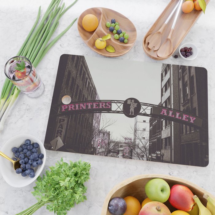 Printers Alley Nashville Tennessee Cutting Board Gallery Image 2