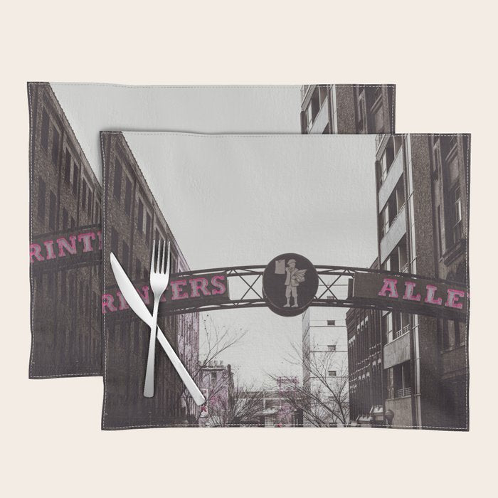 Printers Alley Nashville Tennessee Placemat Gallery Image 1