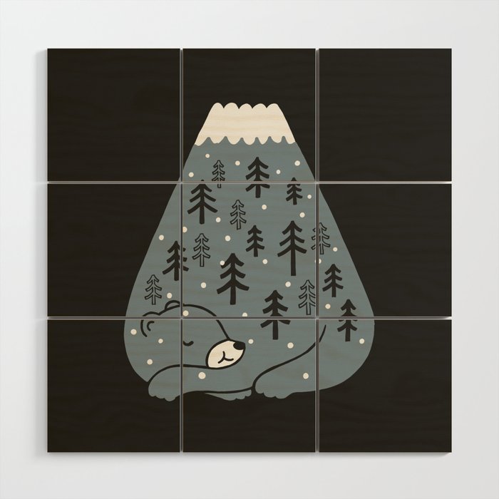 Season to Sleep Wood Wall Art Gallery Image 1