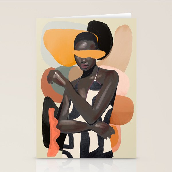 Girl Portrait 31 Stationery Card Gallery Image 2