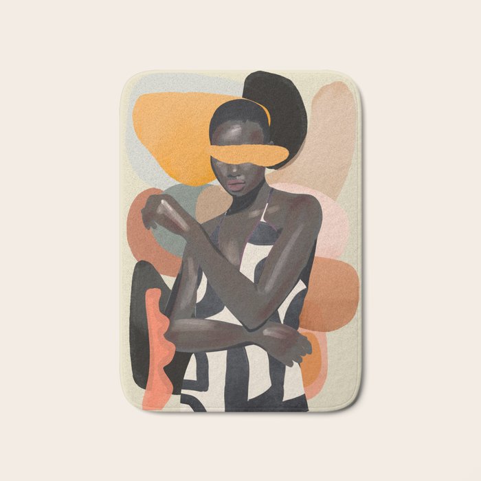 Girl Portrait 31 Bath Mat Gallery Image 1