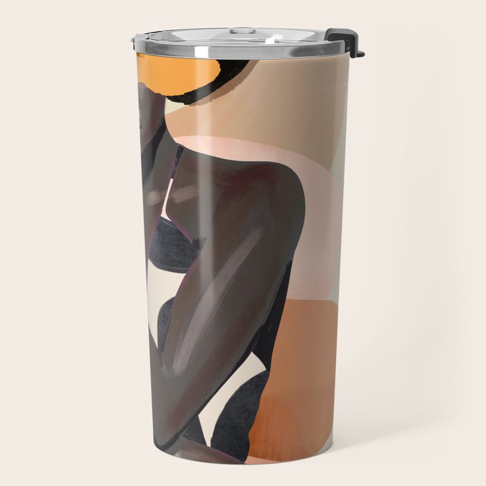 Girl Portrait 31 Travel Mug Gallery Image 2