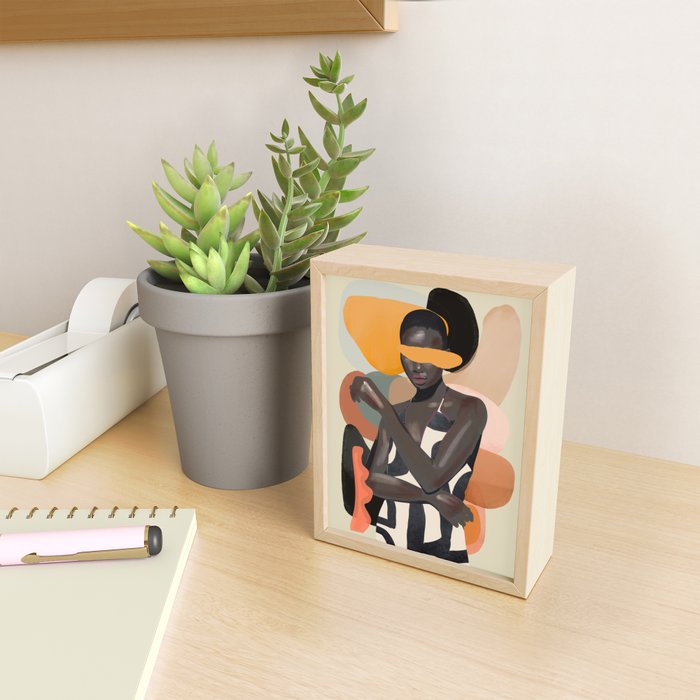 Girl Portrait 31 Mini Art Print Gallery Image 2