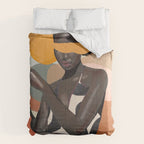 Girl Portrait 31 Comforter Gallery Image 6