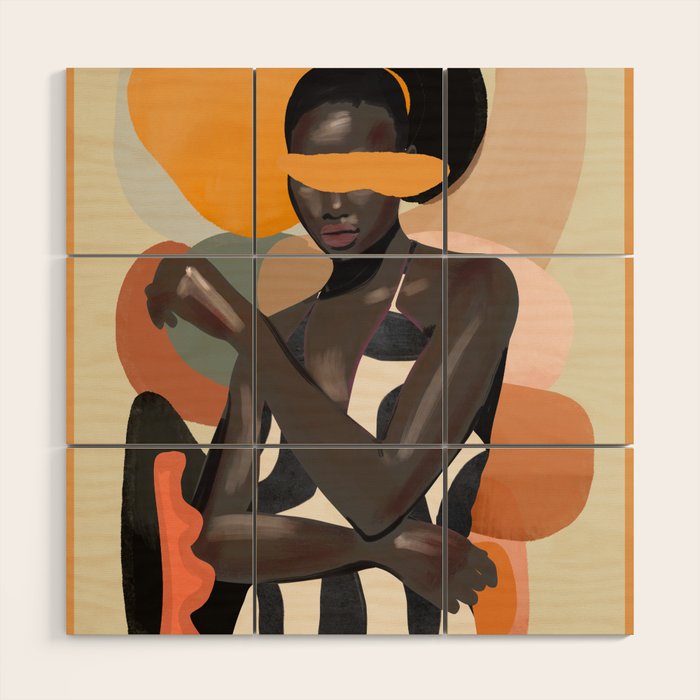Girl Portrait 31 Wood Wall Art Gallery Image 1