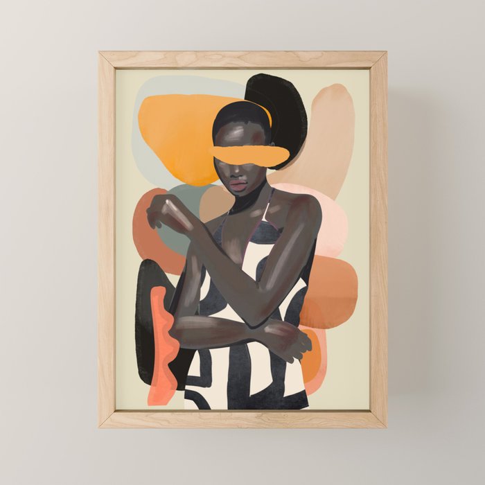 Girl Portrait 31 Mini Art Print Gallery Image 1