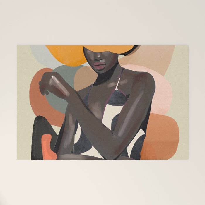 Girl Portrait 31 Welcome Mat Gallery Image 1