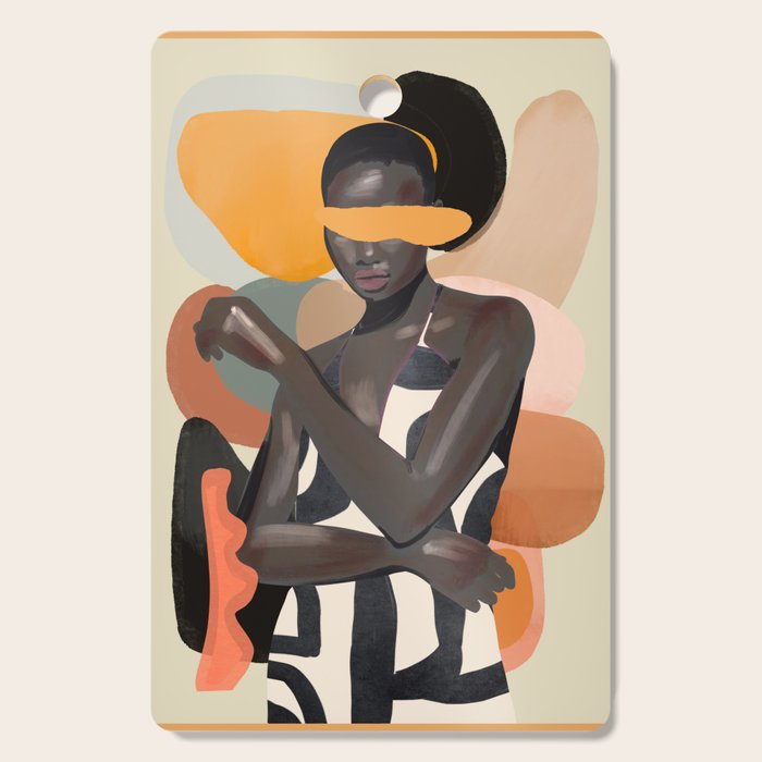 Girl Portrait 31 Cutting Board Gallery Image 1