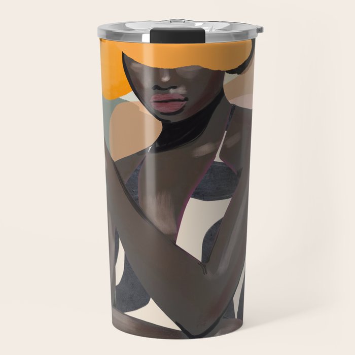 Girl Portrait 31 Travel Mug Gallery Image 1