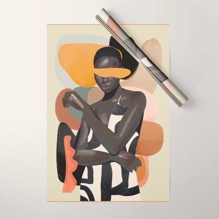 Girl Portrait 31 Wrapping Paper Gallery Image 1