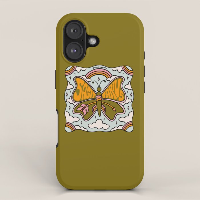 Sagittarius Butterfly iPhone Case Gallery Image 1