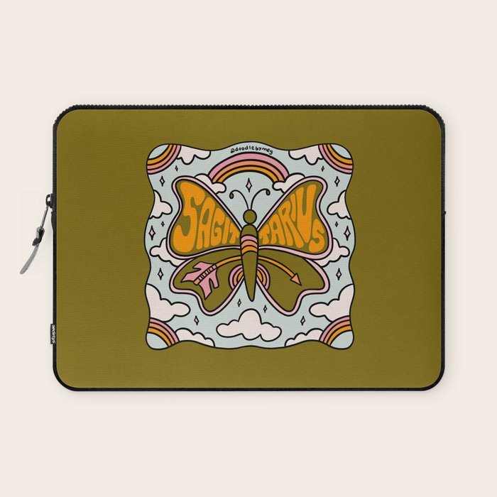 Sagittarius Butterfly Laptop Sleeve Gallery Image 1