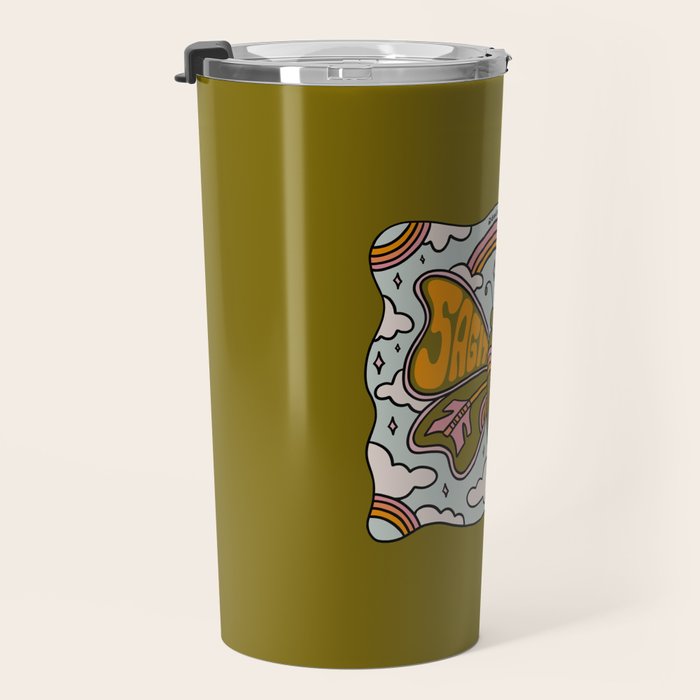 Sagittarius Butterfly Travel Mug Gallery Image 3