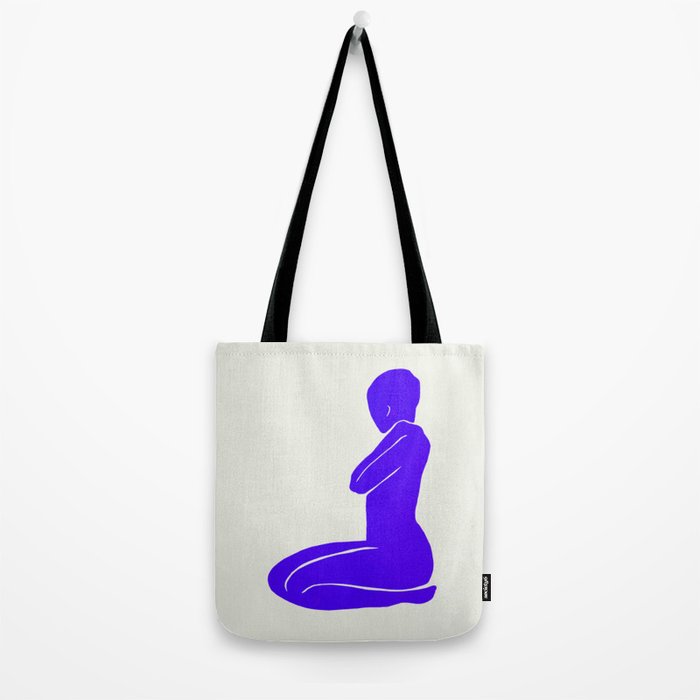 Nude I: Electric Ultramarine Blue Edition Tote Bag Gallery Image 2