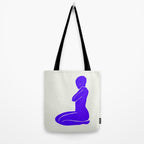 Nude I: Electric Ultramarine Blue Edition Tote Bag Gallery Image 2