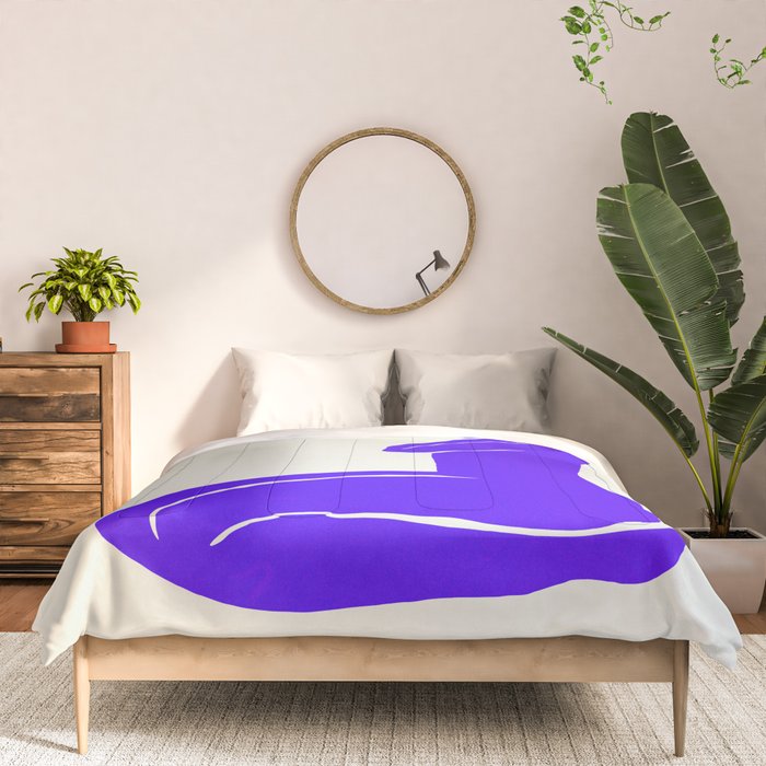 Nude I: Electric Ultramarine Blue Edition Comforter Gallery Image 3