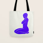 Nude I: Electric Ultramarine Blue Edition Tote Bag Gallery Image 1
