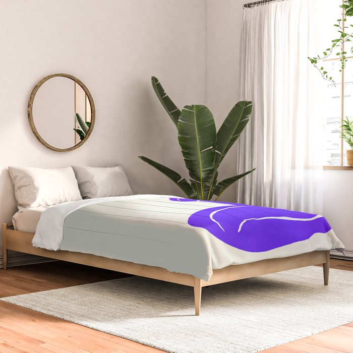 Nude I: Electric Ultramarine Blue Edition Comforter Gallery Image 2