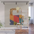 Giraffe Wall Mural Gallery Image 1