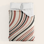 Wavy Stripes XI - Neutral Pink Comforter Gallery Image 6