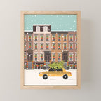New York City Christmas Mini Art Print Gallery Image 1