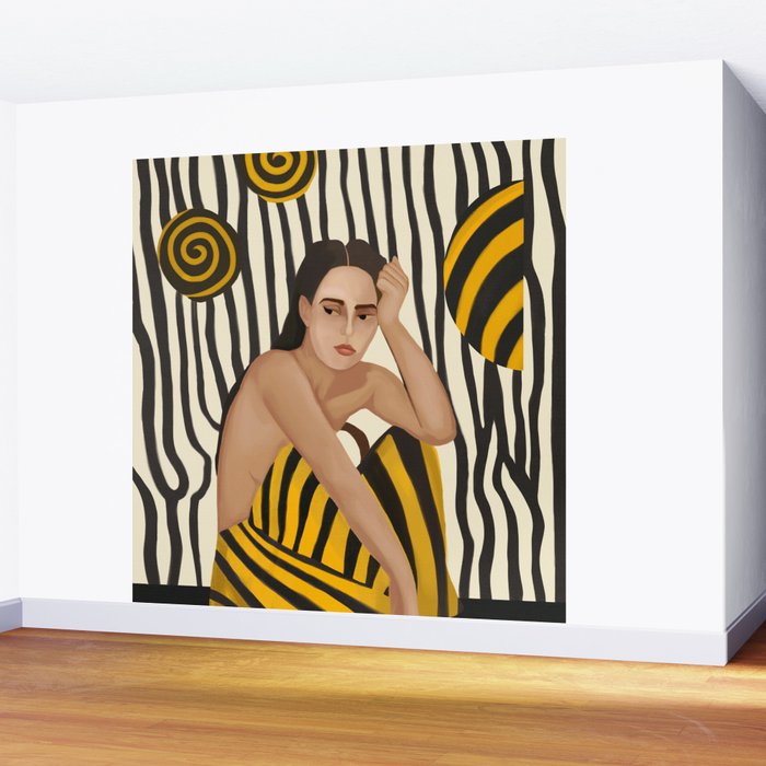 Pattern of Thought Wall Mural Gallery Image 2