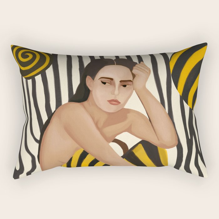 Pattern of Thought Rectangular Pillow Gallery Image 2