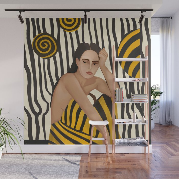 Pattern of Thought Wall Mural Gallery Image 1