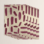 Modern burgundy gold watercolor brushstrokes Wrapping Paper Gallery Image 3