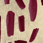 Modern burgundy gold watercolor brushstrokes Coffee Mug Gallery Image 2