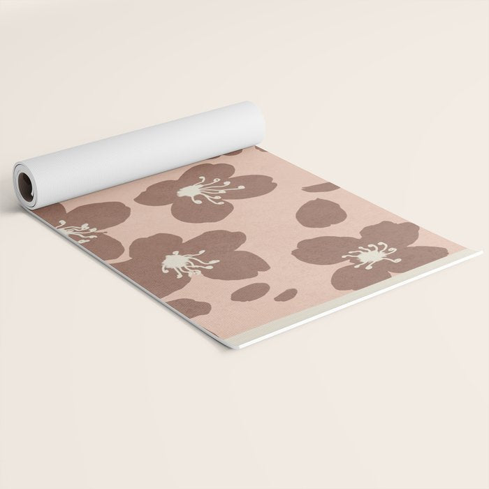 Mocha Blossoms Harmony Yoga Mat Gallery Image 2
