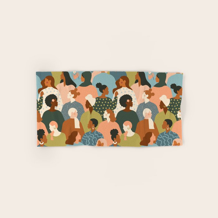 Women empowerment movement Bath Towel Gallery Image 1