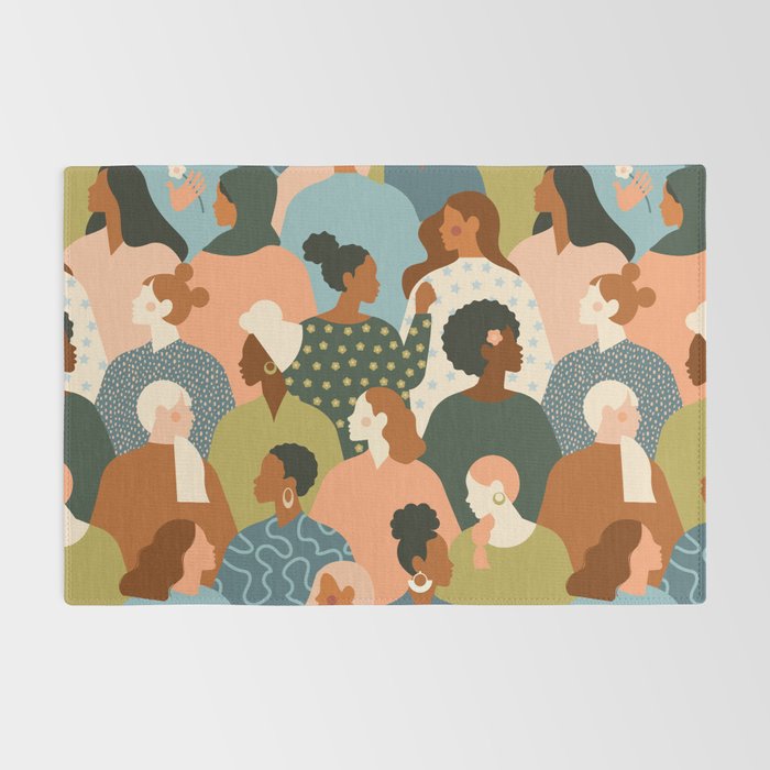 Women empowerment movement Rug Gallery Image 2