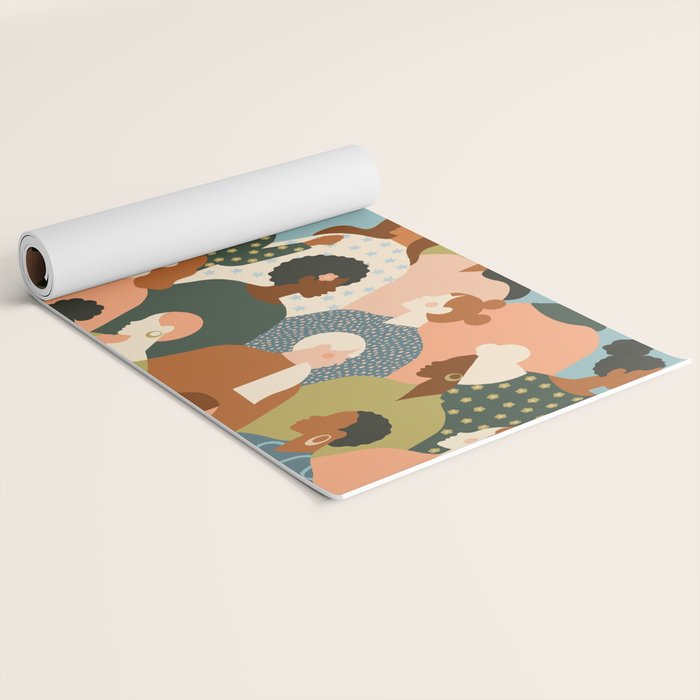 Women empowerment movement Yoga Mat Gallery Image 2