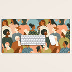 Women empowerment movement Desk Mat Gallery Image 1