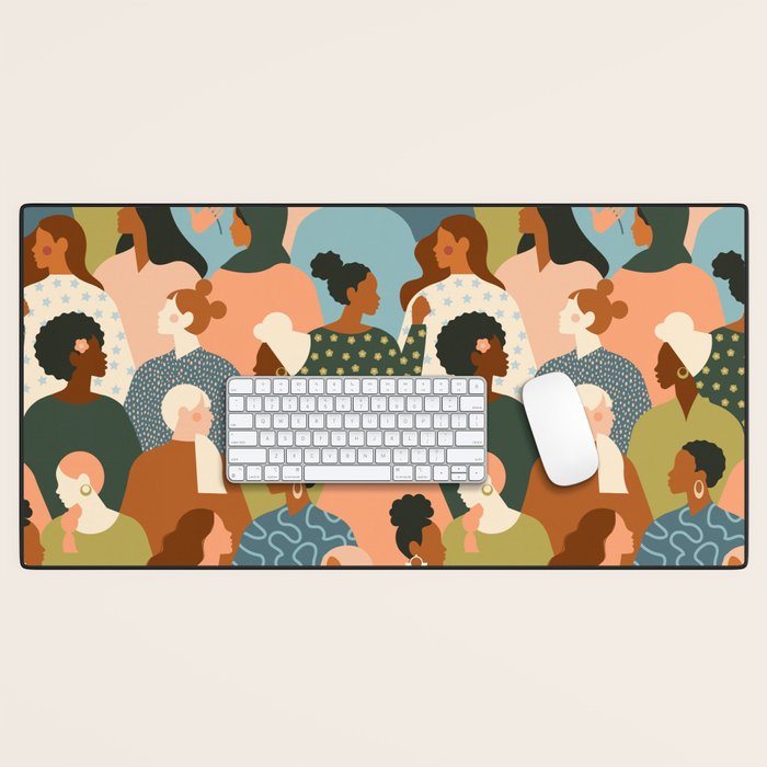 Women empowerment movement Desk Mat Gallery Image 1