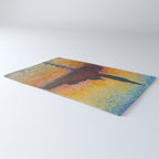 San Giorgio Maggiore at Dusk by Claude Monet Rug Gallery Image 3