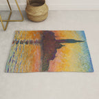 San Giorgio Maggiore at Dusk by Claude Monet Rug Gallery Image 1