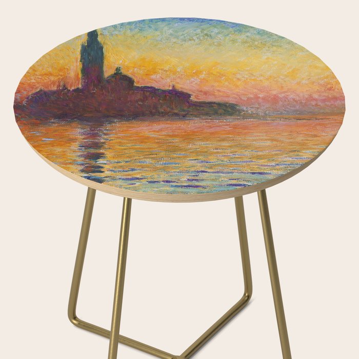 San Giorgio Maggiore at Dusk by Claude Monet Side Table Gallery Image 2