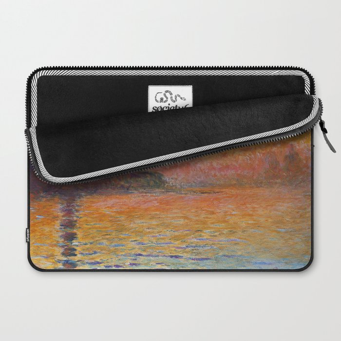San Giorgio Maggiore at Dusk by Claude Monet Laptop Sleeve Gallery Image 2
