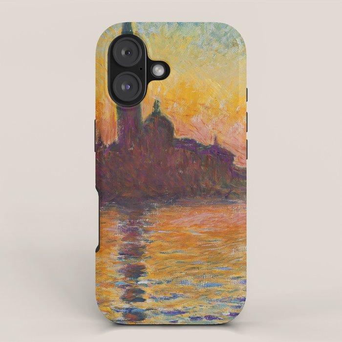 San Giorgio Maggiore at Dusk by Claude Monet iPhone Case Gallery Image 1