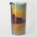San Giorgio Maggiore at Dusk by Claude Monet Travel Mug Gallery Image 3