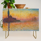 San Giorgio Maggiore at Dusk by Claude Monet Credenza Gallery Image 1